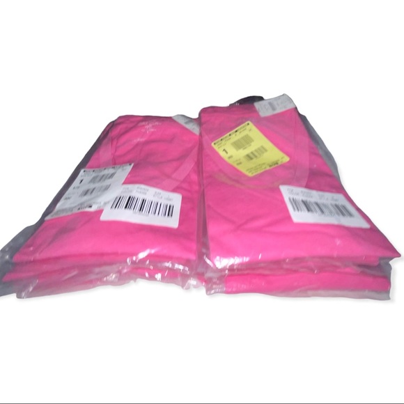 J. CREW V-Neck Tee Vintage Cotton Neon Tulip Short Sleeve T-Shirt - Picture 6 of 10